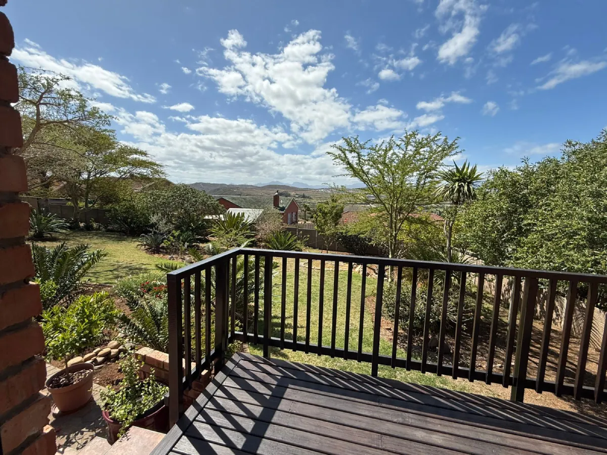 The view from outside the lounge